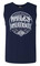 Harley-Davidson Men's Valor Bar & Shield Sleeveless Cotton Muscle Shirt, Navy - Wisconsin Harley-Davidson