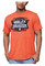 Harley-Davidson Men's Shockwaves Crew-Neck Short Sleeve Tee, Heather Orange - Wisconsin Harley-Davidson
