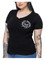 Harley-Davidson Women's Mobile Skull Raw-Edge V-Neck Short Sleeve T-Shirt, Black - Wisconsin Harley-Davidson