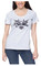 Harley-Davidson Women's Foil Swirl Wings Raw-Edge V-Neck Short Sleeve Tee, White - Wisconsin Harley-Davidson
