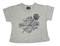 Harley-Davidson Little Girls' Rose Toddler Short Sleeve Square Crop Tee - Gray - Wisconsin Harley-Davidson
