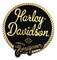Harley-Davidson Horsepower Heavy-Duty Metal Magnet - 3 inches - Black & Gold - Wisconsin Harley-Davidson