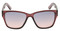 Harley-Davidson Women's Square Sunglasses Shiny Dark Pink Frame Blue Mirror Lens - Largest Selection of Harley-Davidson Products