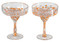 Harley-Davidson Confetti Margarita Glass Set - Hand-Blown - Set of 2 - 15 oz. - Wisconsin Harley-Davidson
