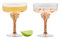 Harley-Davidson Free Shipping - Harley-Davidson Confetti Margarita Glass Set - Hand-Blown - Set of 2 - 15 oz. - Free Shipping on many products plus Orders Over $99