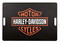 Harley-Davidson Bar & Shield Logo Action Utility Work Mat - Black Rubber - Wisconsin Harley-Davidson