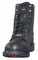 Unik Just for Bikers Men's Premium Leather Zipper Motorcycle Boots, Classic Black 10011-M - No Hassle Returns at Wisconsin Harley