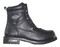 Unik Just for Bikers Men's Premium Leather Short Motorcycle Boots, Classic Black 10006-M - Wisconsin Harley-Davidson