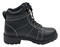 Unik Women's Premium Leather Short Motorcycle Boots - Black 12020-00 - No Hassle Returns at Wisconsin Harley