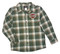 Harley-Davidson Big Boys' Bar & Shield Brushed Plaid Long Sleeve Shirt – Green - Wisconsin Harley-Davidson