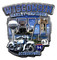 Harley-Davidson 1.5 inch. Custom Wisconsin Dealer Metal Pin, Silver Finish - Wisconsin Harley-Davidson
