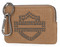 Harley-Davidson Women's Bar & Shield Studded Key Case Polyester Pouch – Khaki - Wisconsin Harley-Davidson