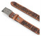 Harley-Davidson Men's Grunge H-D Logo Repeat Genuine Leather Belt – Brown - No Hassle Returns at Wisconsin Harley