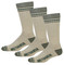 Harley-Davidson Men's Wool Surplus Moisture Wicking Riding Socks- Khaki, 3 Pairs - Wisconsin Harley-Davidson