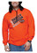 Harley-Davidson Men's Upside Bar & Shield Long Sleeve Crew-Neck Shirt, Orange - Wisconsin Harley-Davidson