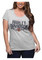 Harley-Davidson Women's Embellished Hall Round Neck Short Sleeve Tee – Gray - Wisconsin Harley-Davidson