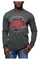 Harley-Davidson Men's Loud & Clear Long Sleeve Crew-Neck Shirt, Charcoal - Wisconsin Harley-Davidson