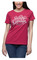 Harley-Davidson Women's Embellished Leave Crew-Neck Short Sleeve Tee – Red - Wisconsin Harley-Davidson