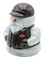 Harley-Davidson Sculpted Biker Snowman Holiday Ceramic Cookie Jar - 2 Qt. - Wisconsin Harley-Davidson