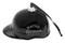 Harley-Davidson Old English H-D Helmet Holiday Ornament – Black Blown Glass - Wisconsin Harley-Davidson