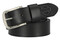 Harley-Davidson Women's Die-Cut Bar & Shield Logo Genuine Leather Belt, Black - Wisconsin Harley-Davidson