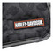 Harley-Davidson Repeat Bar & Shield Eagle Pet Travel Bed - MD/LG, Gray & Black - No Hassle Returns at Wisconsin Harley