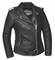 Derringer Women's Biker Premium Lambskin Leather Motorcycle Jacket - Solid Black - Wisconsin Harley-Davidson