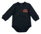 Harley-Davidson Baby Boys Harley Script Long Sleeve Henley Creeper - Black - Wisconsin Harley-Davidson