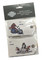 Harley-Davidson Winter Biker Santa & Snowman Gift Tags - Set of 12, Gray - Wisconsin Harley-Davidson