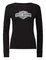 Harley-Davidson Women's Elongated Bar & Shield Long Sleeve Shirt, Black - Wisconsin Harley-Davidson