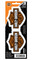 Harley-Davidson Iconic Bar & Shield Logo Small Decals Set - Orange - 3" x 8" - Wisconsin Harley-Davidson