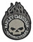 Harley-Davidson 3 in. Embroidered Willie Flame Emblem Sew-On Patch, Black - Wisconsin Harley-Davidson