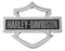 Harley-Davidson 3 in. Hollow Bar & Shield Metal Magnet, Silver Finish - Wisconsin Harley-Davidson