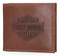 Harley-Davidson Free Shipping - Harley-Davidson Men's Laser Bar & Shield Logo Billfold Leather Wallet - Brown - Free Shipping on many products plus Orders Over $99