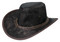 Derringer Men's Crushable Premium Cowhide Leather Western Cowboy Hat - Brown - Wisconsin Harley-Davidson