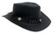 Derringer Men's Premium Cowhide Leather Cowboy Hat w/ Buffalo Nickel Snaps - Wisconsin Harley-Davidson
