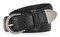 Harley-Davidson Women's Classic H-D Tip Feather Edge Genuine Leather Belt, Black - Wisconsin Harley-Davidson
