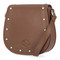 Harley-Davidson Women's Vintage Rivet Genuine Leather Crossbody Purse, Brown - Wisconsin Harley-Davidson