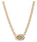 Harley-Davidson Women's 15 in. Oval Bar & Shield Logo Chain Necklace, Gold - Wisconsin Harley-Davidson