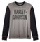 Harley-Davidson Men's Iron Bar Long Sleeve Colorblock Shirt 99181-24VM - Wisconsin Harley-Davidson