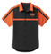Harley-Davidson Men's Coolcore Bar & Shield Colorblock Shirt, Orange 99087-22VM - Wisconsin Harley-Davidson