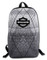 Harley-Davidson Bar & Shield Logo Fly-Weave Lightweight Backpack, Gray/Black - Wisconsin Harley-Davidson
