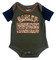 Harley-Davidson Baby Boys' Camo Print Raglan Short Sleeve Creeper, Green/Black - Wisconsin Harley-Davidson