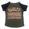 Harley-Davidson Little Girls' Camo H-D Raglan Short Sleeve Toddler Tee, Green - Wisconsin Harley-Davidson