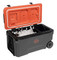 Harley-Davidson 52 Qt. Bar & Shield Fully Insulated Wheeled Cooler, Gray/Orange - No Hassle Returns at Wisconsin Harley