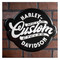 Harley-Davidson Free Shipping - Harley-Davidson Embossed Custom Motorcycle Logo Metal Sign, Black & White - Free Shipping on many products plus Orders Over $99
