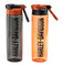 Harley-Davidson Fade Plastic Water Bottle Set, Set of Two - Black & Orange - Wisconsin Harley-Davidson