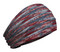That's A Wrap Women's Serape Striped Performance Knotty Band - Red/Gray - Wisconsin Harley-Davidson