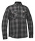 Derringer Men's Rugged Button Long Sleeve Plaid Flannel Shirt, Gray/Black - Wisconsin Harley-Davidson
