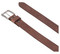 Harley-Davidson Men's Repeat Open Bar & Shield Logo Leather Belt - Brown - Largest Selection of Harley-Davidson Products
